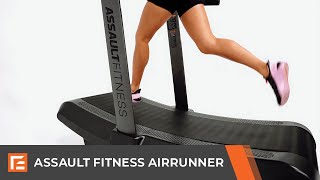 Assault Fitness AirRunner  Manual Treadmill Walkthrough [upl. by Ihcekn]