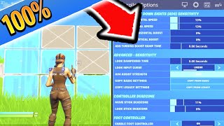 CHANGE This SETTING for PERFECT EDITING BEST Fortnite Settings PS4XBOX Fortnite BEST Settings [upl. by Reerg176]