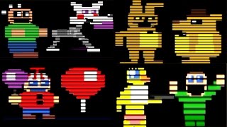 Five Nights at Freddys 3 ALL SECRET MINIGAMES [upl. by Nasas]