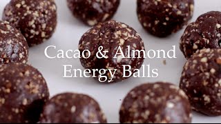 Deliciously Ella  Cacao amp Almond Energy Balls [upl. by Anayi274]