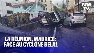 La Réunion Maurice face au cyclone Belal [upl. by Nnairak]