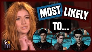 SHADOWHUNTERS Cast Plays quotMost Likely Toquot Game  Shine On Media [upl. by Fife]