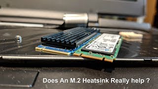 Does An M2 Heat Sink Actually Help Lower SSD Temperatures [upl. by Neelyahs237]