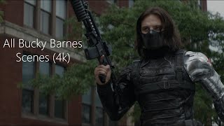 All Bucky Barnes Scenes 4K ULTRA HD [upl. by Mulac]