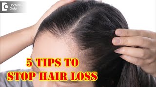 5 Tips on How To Stop Hair Loss And Regrow Hair Naturally  Dr Rasya Dixit  Doctors Circle [upl. by Hgielek]