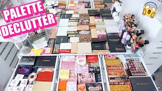 BEAUTY ROOM DECLUTTER  MY PALETTE COLLECTION 2020 [upl. by Eylatan745]