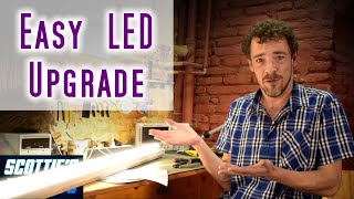 Fluorescent to LED conversion made EASY [upl. by Killion]