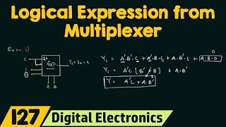 Logical Expression from Multiplexer [upl. by Abdella636]