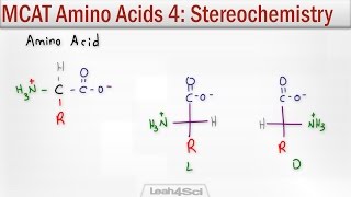 Amino Acid Stereochemistry R and S vs D and L Configuration [upl. by Ecnarepmet]