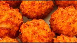 How To Make Deep Fried Cheese Balls [upl. by Ahsienom]