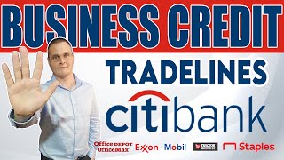 Citibank Business Credit Card Tradelines Tractor Supply Staples Office Depot Home Depot [upl. by Ogram91]