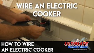 How to wire an electric cooker [upl. by Atneciv]