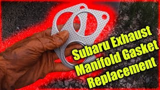 Subaru Exhaust Manifold Gasket Replacement [upl. by Schulman191]