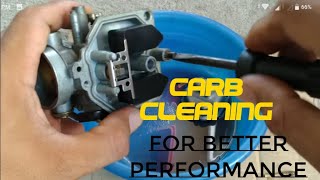 Carburetor cleaning in easy way Tagalog [upl. by Tabbitha]