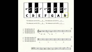 Lesson 25 Whole Steps Half Steps and Enharmonic Notes [upl. by Mokas168]