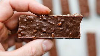 Keto Candy Bars Recipe 2 NET CARBS  Chocolate Nutty Crunch Candy Bars For Keto [upl. by Trude]