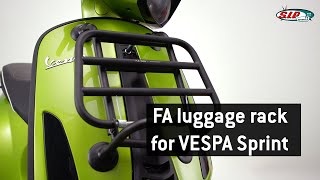 Gepäckträger FA für Vespa Sprint  Primavera  Montage [upl. by Anneiv89]