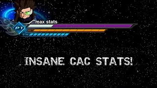 Dragon Ball Xenoverse 2 How to make cac stats insane Modded [upl. by Haimaj525]