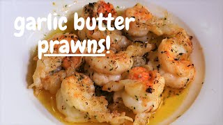 Garlic Butter Prawns  Quick amp Simple 5 Minute Recipe  Keto  Low Carb [upl. by Okeim195]