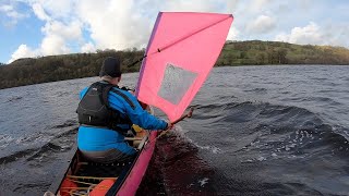 Canoe Sailing rig and technique [upl. by Tnirb]