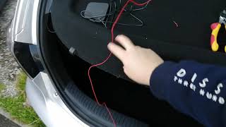 Rear dash cam red wire install Reverse light [upl. by Agarhs]