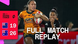 FOUR in a row for Australia  Australia v New Zealand  Full Match Replay  Dubai HSBC SVNS [upl. by Kcerb]