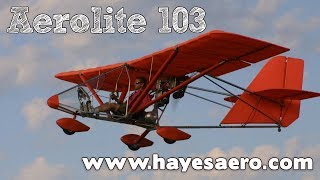 Aerolite Aerolite 103 ultralight aircraft Aerolite experimental aircraft Hayes Aero Michigan [upl. by Mirielle]