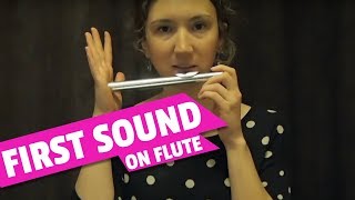 Beginner Flute Lesson  How to make a sound [upl. by Zetnas]