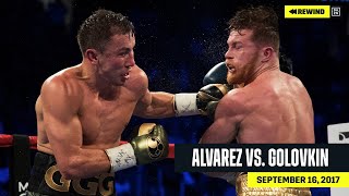 FULL FIGHT  Canelo Alvarez vs Gennadiy quotGGGquot Golovkin DAZN REWIND [upl. by Ainalem290]