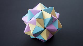 Origami Modular Icosahedron [upl. by Hammer475]