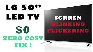 LG TV SCREEN FLICKERING BLINKING SOLUTION [upl. by Ralaigh]