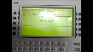 Fire Alarm Drill  Notifier NFS23030 Voice Woodworth Halls Part 2 Reset [upl. by Birecree]