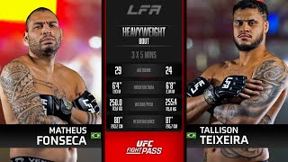 LFA 183 Tallison Teixeira vs Matheus Fonseca  May 3 2024 [upl. by Llehsor329]