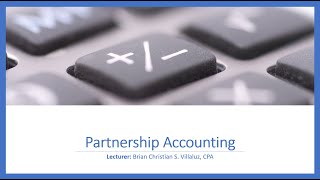 AFAR Partnership Accounting Part 1  Formation [upl. by Guillema]