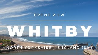 Whitby Beach North Yorkshire England UK Staycation Ideas amp Travel Destinations Drone Footage [upl. by Dlawso]