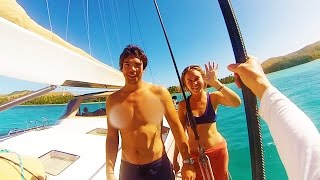 Superyachting in the South Pacific Sailing SV Delos Ep 51 [upl. by Wanyen]