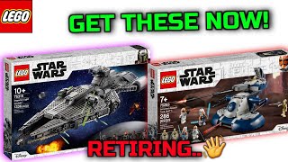 Top 5 LEGO Star Wars Sets RETIRING in 2022 [upl. by Nosyk]