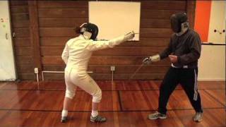 Fencing Basics  Attacks [upl. by Ecylla]