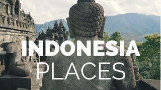 10 Best Places to Visit in Indonesia  Travel Video [upl. by Annunciata]