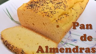 Receta Low Carb Pan De Almendras Keto Bread [upl. by Atnovart]