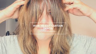 How To Cut Curtain Bangs [upl. by Darla]