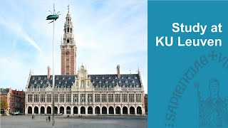 Study at KU Leuven presentation  Info about Europes most innovative university [upl. by Ecidnac472]