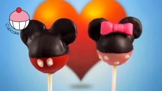 Mickey Mouse Cakepops Learn How To Make Mickey Cake pops  A Cupcake Addiction Tutorial [upl. by Siclari44]