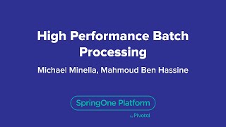 High Performance Batch Processing [upl. by Kress269]