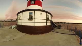 360 Video Inside a Historic Lighthouse [upl. by Asyla]