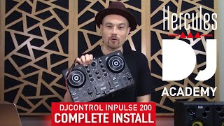 Complete install day 1 13  DJ Academy – DJControl Inpulse 200 [upl. by Larisa602]