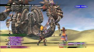 Final Fantasy X2 Remaster  Boss Angra Mainyu [upl. by Studnia]