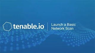 Launch a Basic Network Scan in Tenableio [upl. by Arhez]