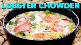 Professional Baker Teaches You How To Make LOBSTER CHOWDER [upl. by Jarlathus]