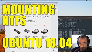 How to Mount a NTFS Drive on Ubuntu 1804 [upl. by Pritchett]